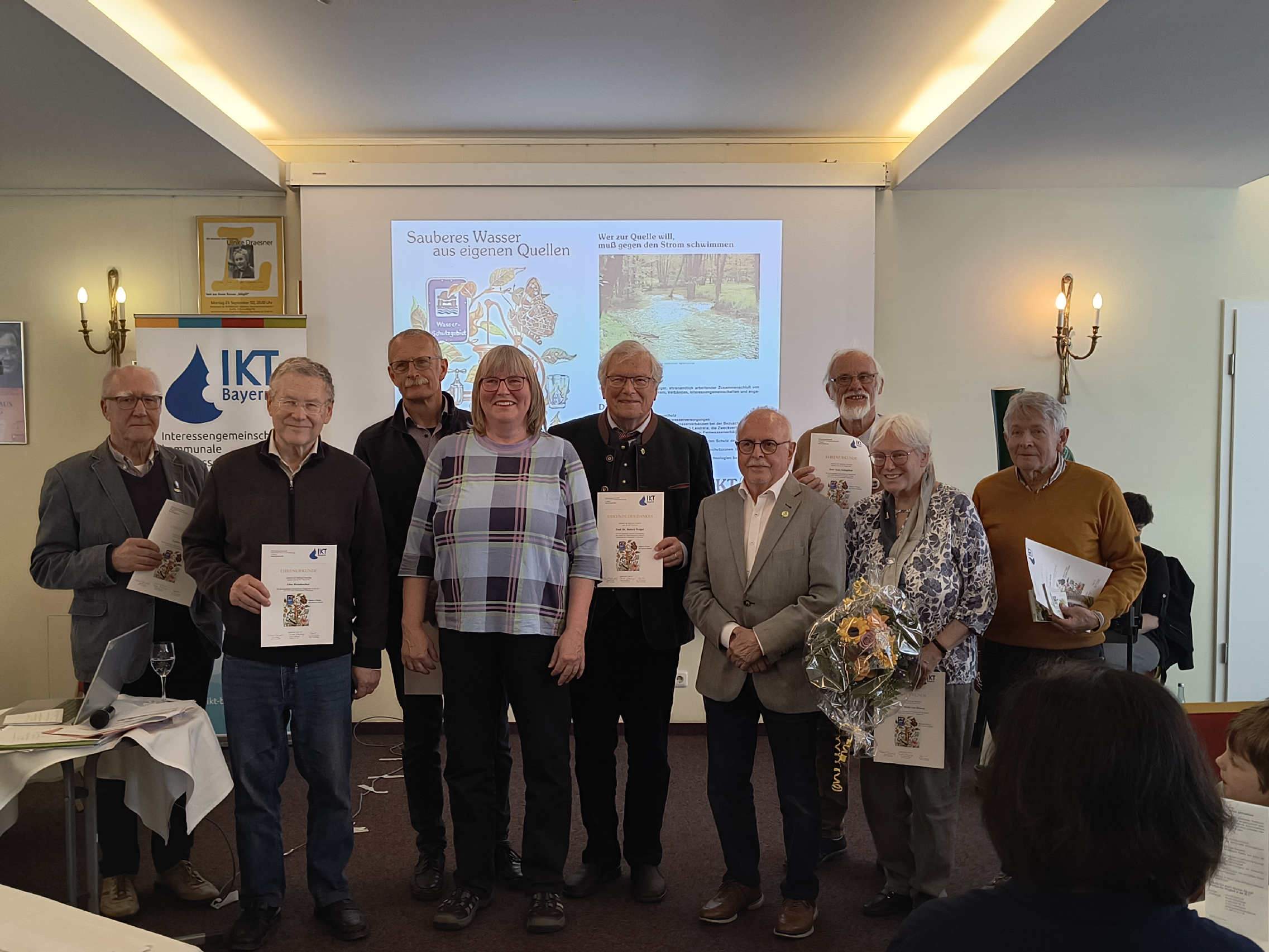 Ehrung 40 Jahre IKT